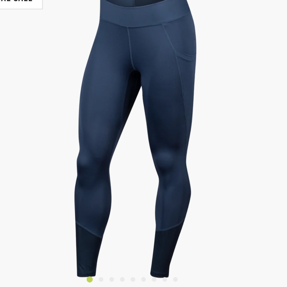 Blue workout leggings